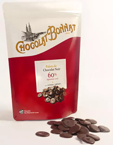 Bonnat Schokoladendrops mit 60% Kakaogehalt
