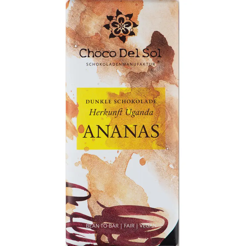 Schokolade mit Ananas von Choco del Sol