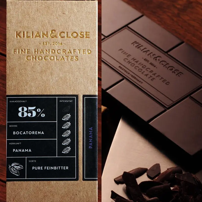 Panama 85% Schokolade von  Kilian Close