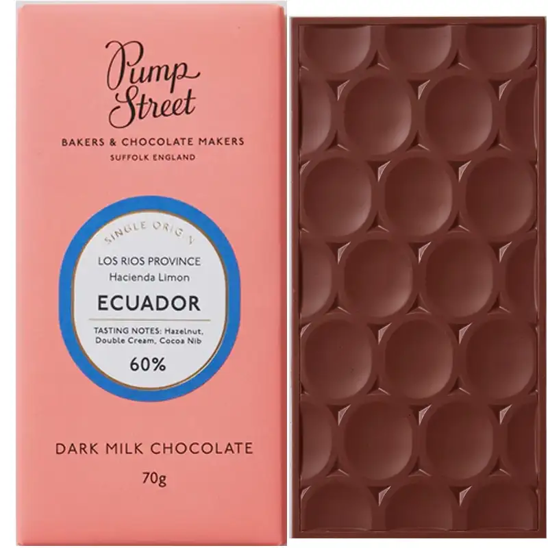 Ecuador MilchSchokolade von Pumpstreet Bakers & Chocolate Makers