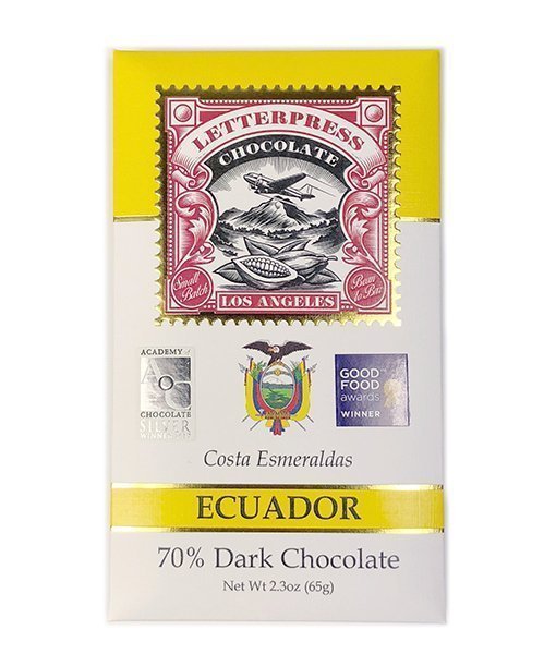LETTERPRESS Chocolate | Dunkle Schokolade »Ecuador« 70% | 57g