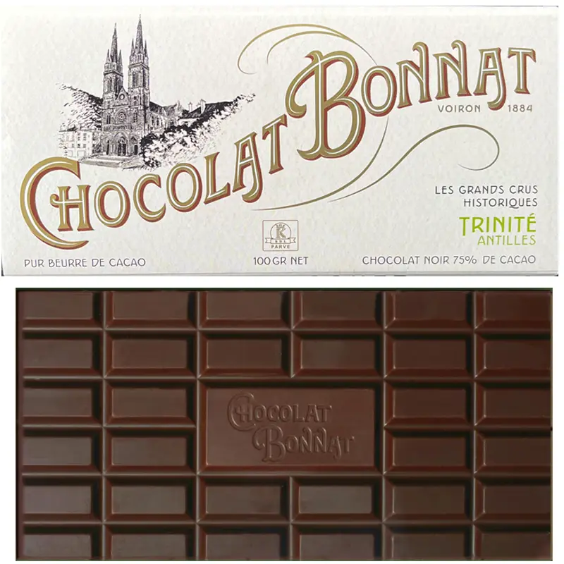 Trinite Dunkle Bonnat Schokolade mit 75% kakao