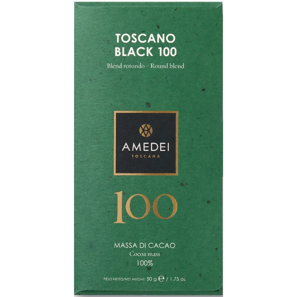 Amedei Kakaomasse Toscano Black 100 ohne Zuckerzusatz