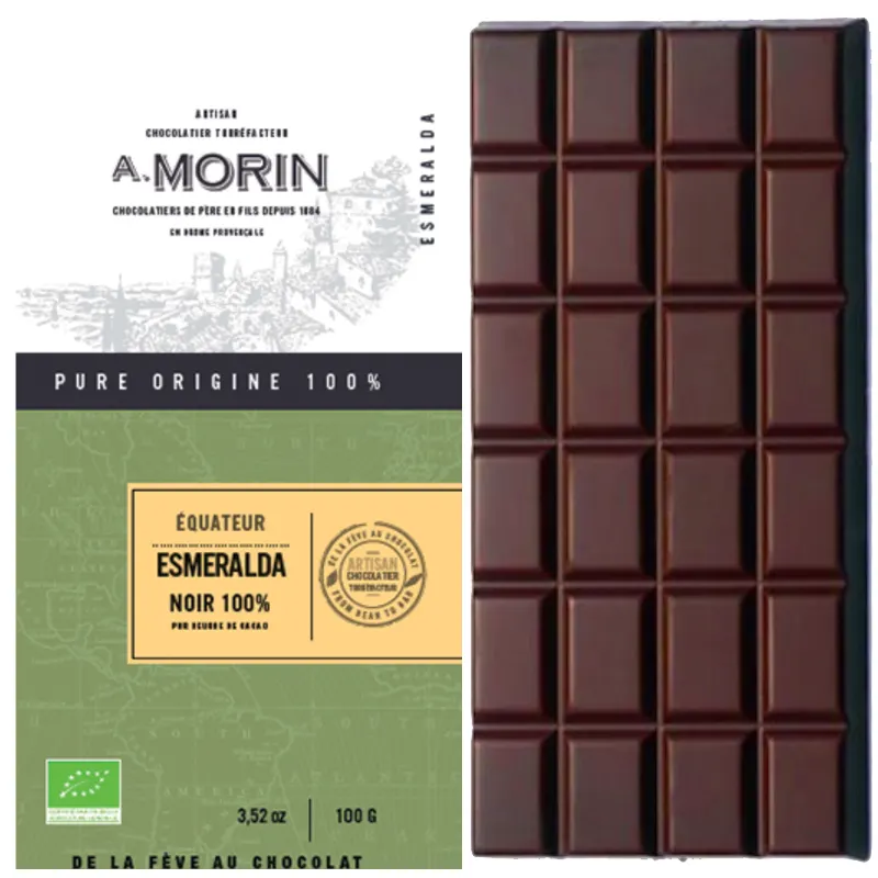 100% Schokolade Kakaomasse Esmeralda Ecuador von A. Morin Frankreich