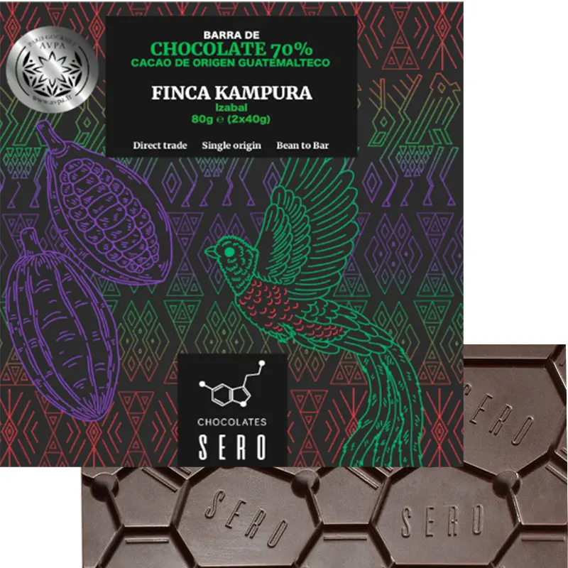 Chocolate 70% Finca Kampuro von Sero Guatemala