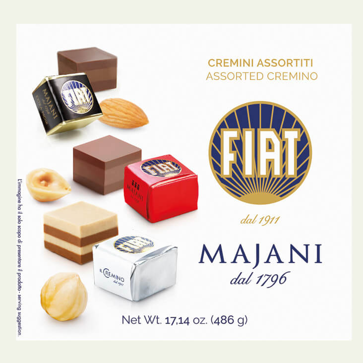 MAJANI | Cremino Mix-Packung mit 48 Stück »FIAT-Cremini-Mix« 486g