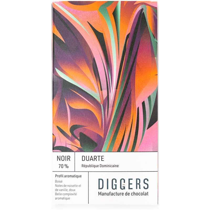 Duarte Dominikanische Republik Dunkle chokolade von Diggers Lyon