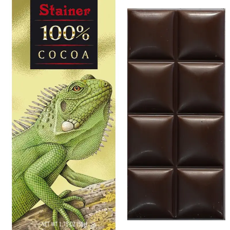 STAINER Schokoladen | Kakaomasse »100% Cocoa« 100% | 50g 100 Prozent Schokolade kakaomasse von Stainer Italien