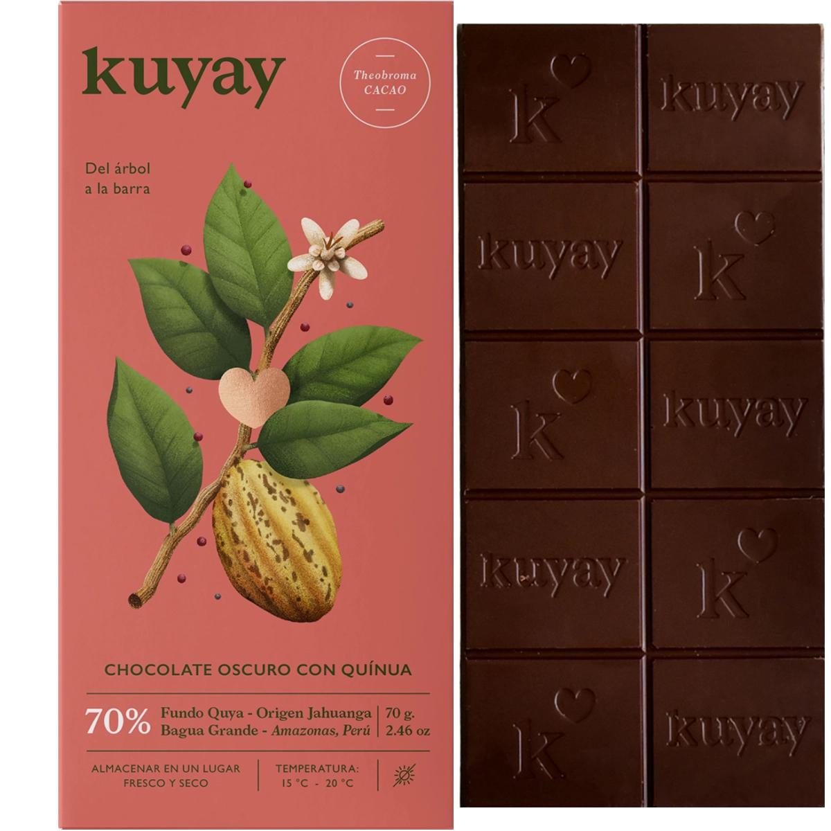 Quinoa Schokolade fundo Quya Jahuanda Peru