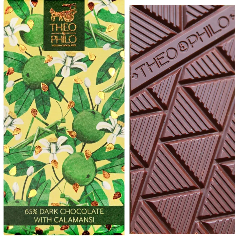 Calamansi dunkle Schokolade von Theo und Philo Pilippinen