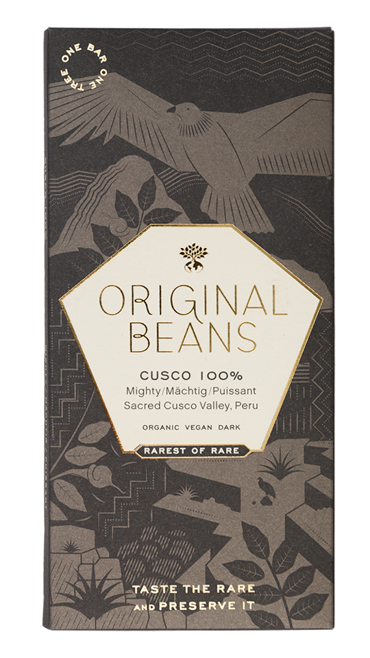 ORIGINAL BEANS Schokoladen | Cusco »Chuncho« Kakaomasse 100% | BIO | 70g