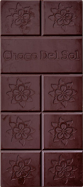 CHOCO DEL SOL | Dunkle Schokolade Tafel