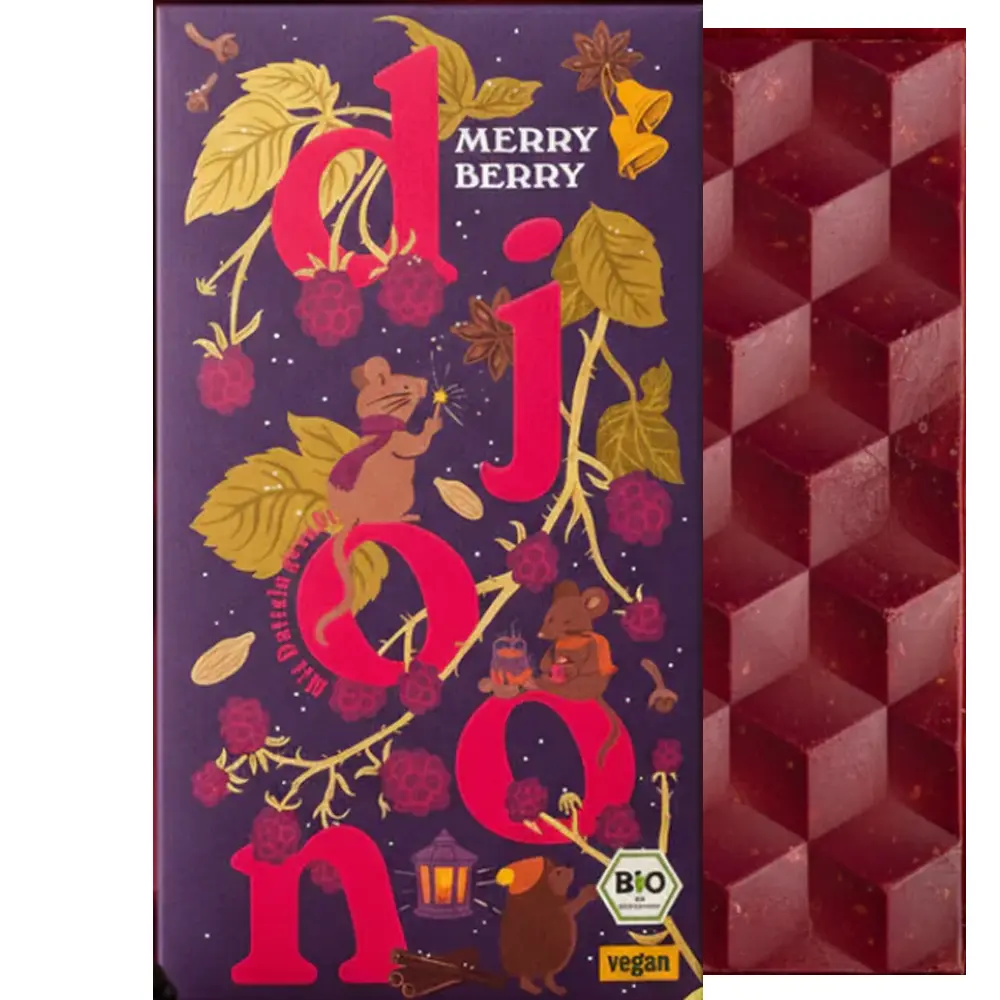 Fruchtige Schokolade Merry Berry von Djoon