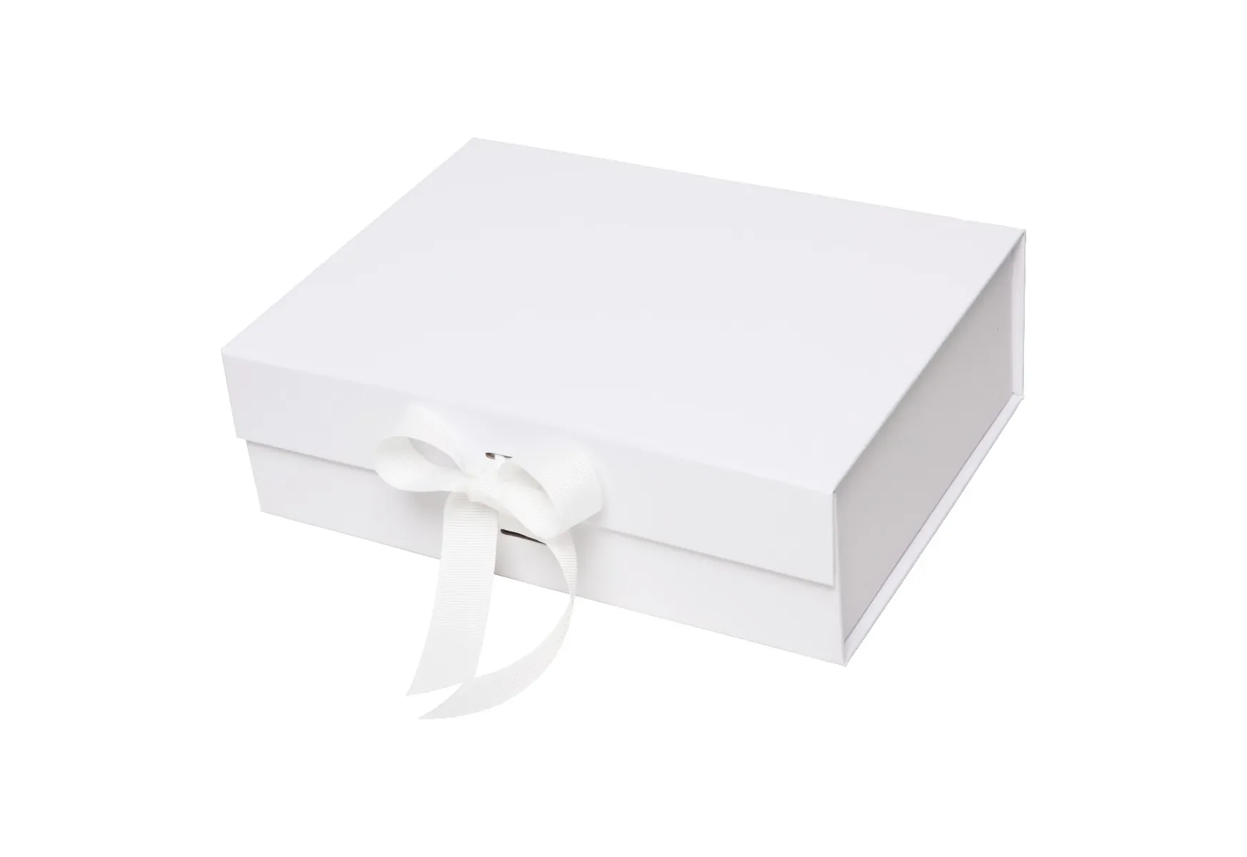 Geschenkverpackung Magnetbox »Oxford weiß« 31x22x7 cm