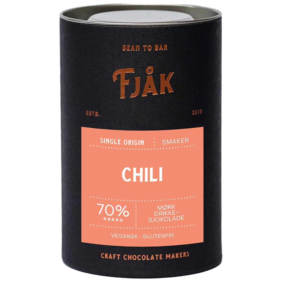 FJAK Chocolate | Trinkschokolade Thailand »Chanthaburi – Chili« 70% | BIO | 220g