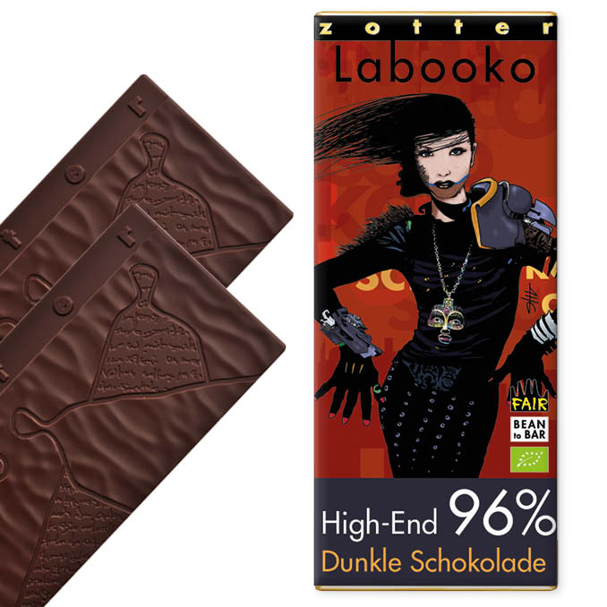 ZOTTER | »Labooko« Dunkle Schokolade 96% High-End | BIO | 70g