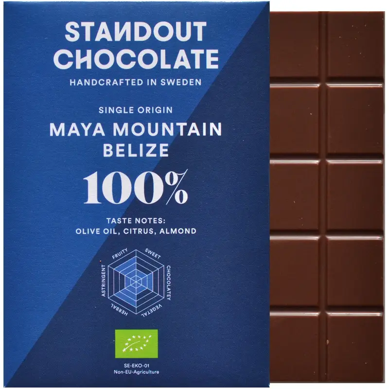 100% Kakaomasse Belize Schokoladen von Standout Chocolate