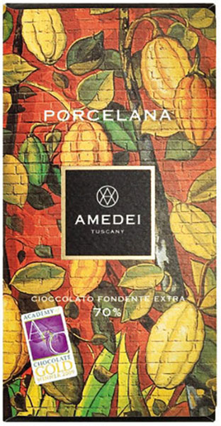 Prämierte Amedei Schokolade Porcelana mit 70% Kakaogehalt