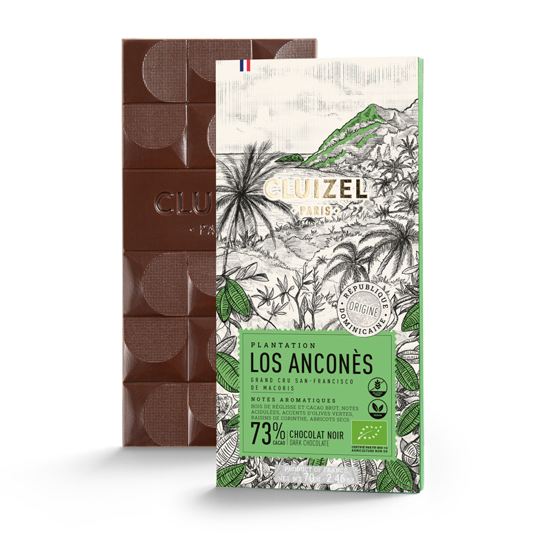 MICHEL CLUIZEL | Dunkle Schokolade »Plantation Los Anconés« 73% | BIO | 70g