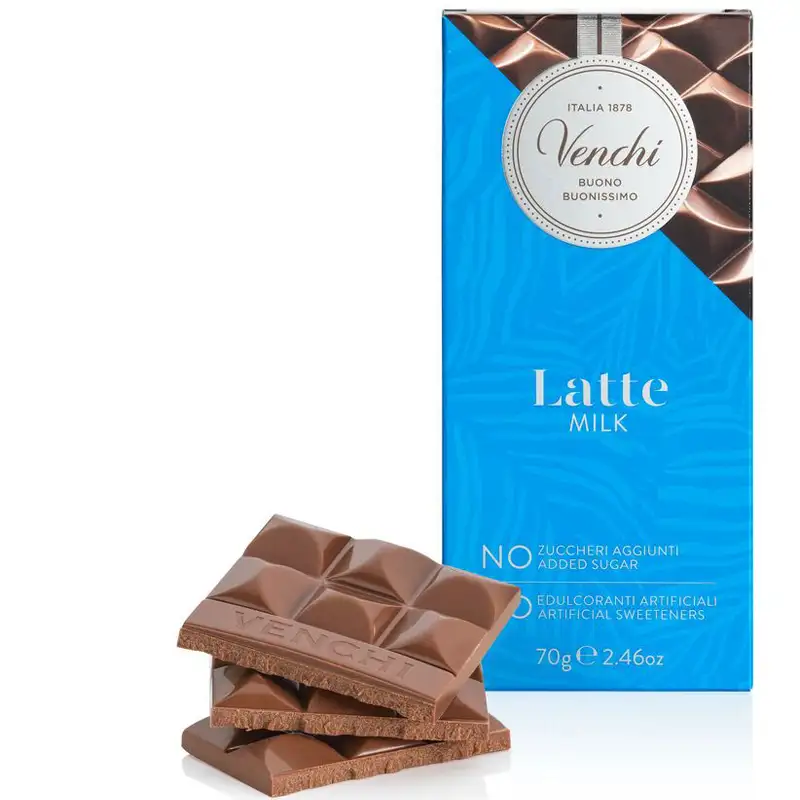 VENCHI | Milchschokolade »Linie NO – Latte« 31,7% | 70g Milchschokolade NO Sugar ohne Zuckerzusatz von Venchi