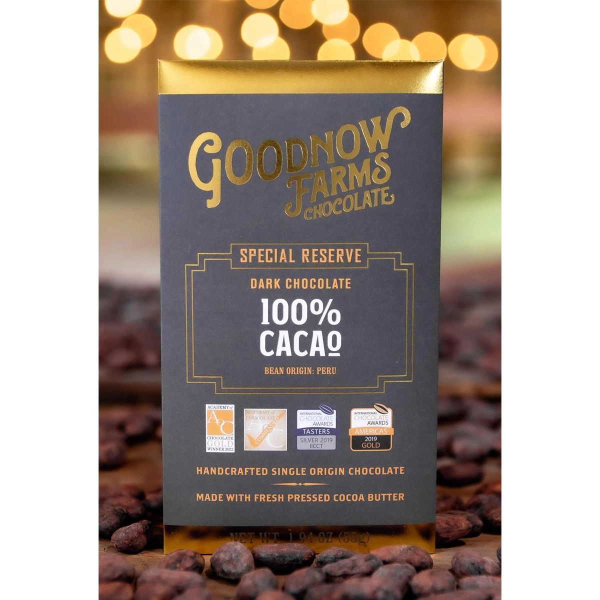 Beste 100% Tafel Kakaomasse von goodnow Farms USA Schokoladen