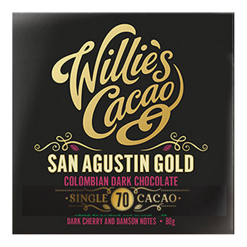  WILLIE's Cacao | Dunkle Schokolade »Columbien – San Agustin Gold« 70% | 50g