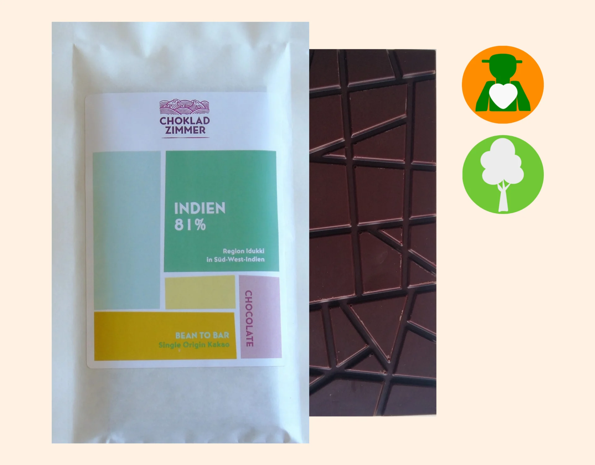 Indien Schokolade von Choklad Zimmer Born Darß Ostsee