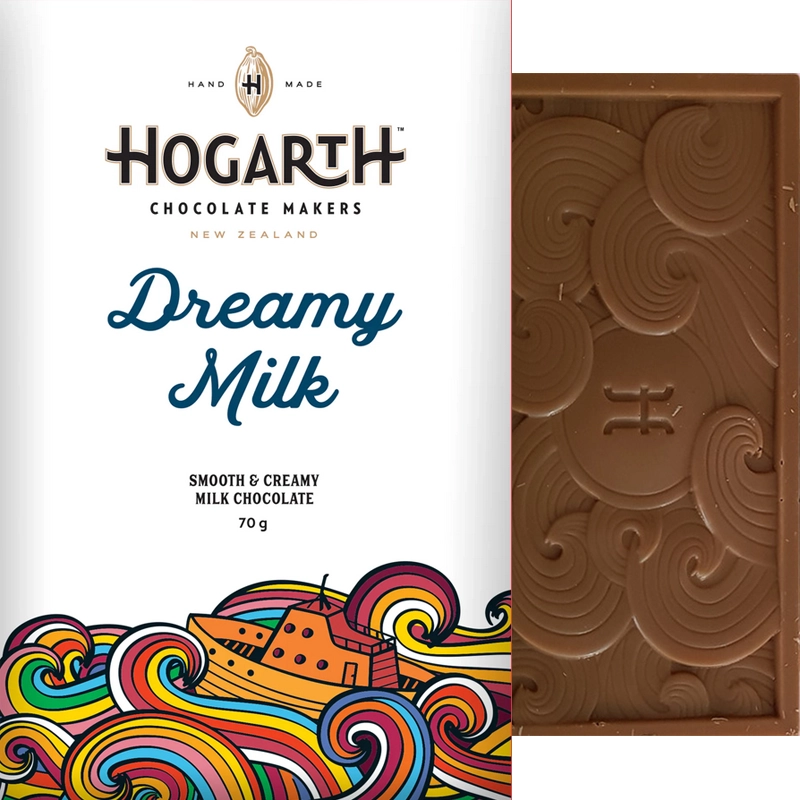 HOGARTH Dreamy Milk 44 % – Milchschokolade aus Ecuador, Single-Origin