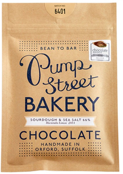 PUMP STREET BAKERY | Schokolade »Sourdough & Sea Salt« 66% | 70g