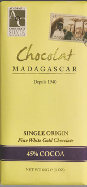 Chocolat MADAGASCAR | Weiße Schokolade »Gold Chocolate« 45% 
