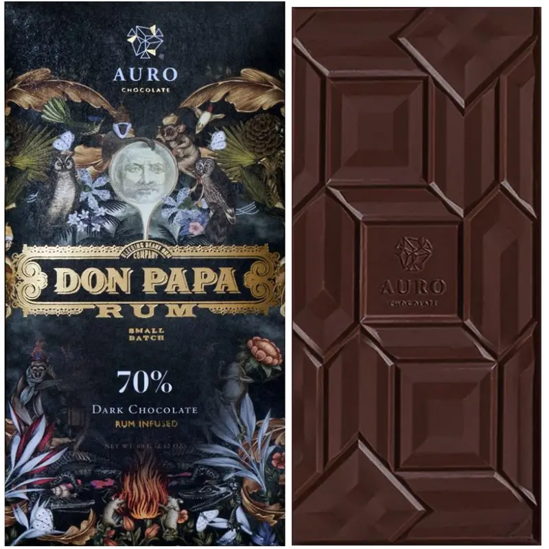 bester Don Papa Rum mit feinster Schokolade von Auro