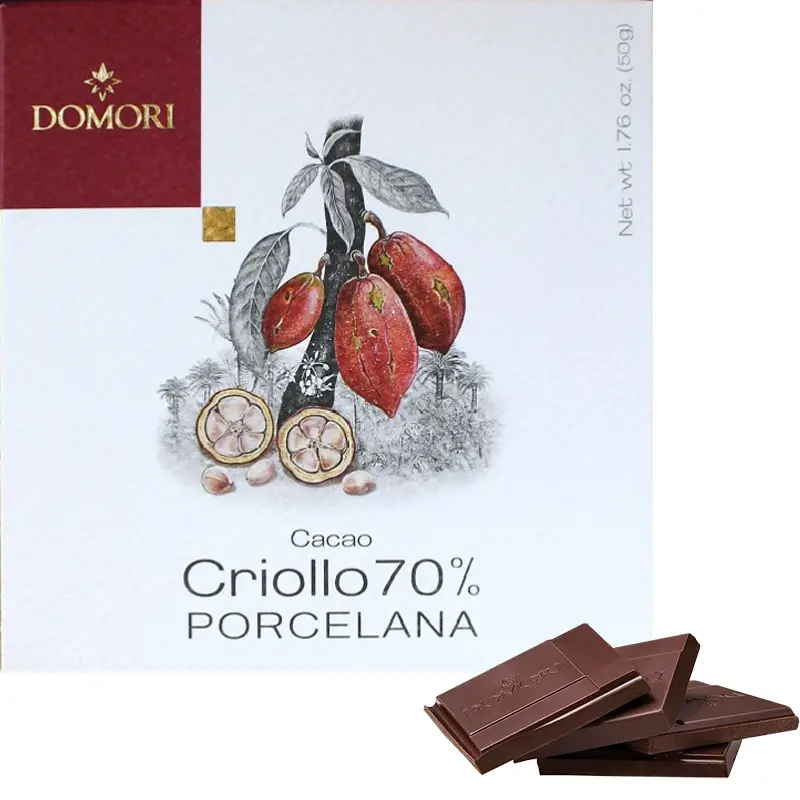 DOMORI | Dunkle Schokolade »Criollo PORCELANA« 70% Beste Schokolade Criollo Porcelana von Domori