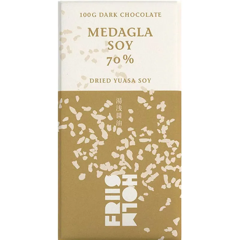 Dunkle Schokolade mit Sojasoße Medagla SOY von Friis Holm