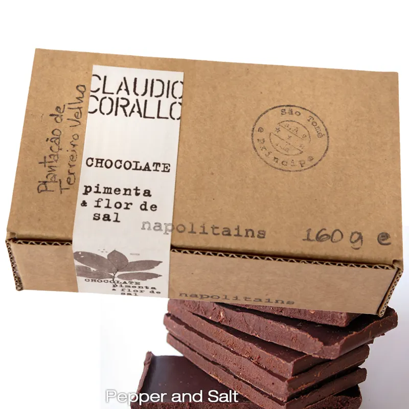 Pimenta-flor de Sal Schokolade mit Pfeffer und Salz von Claudio Corallo