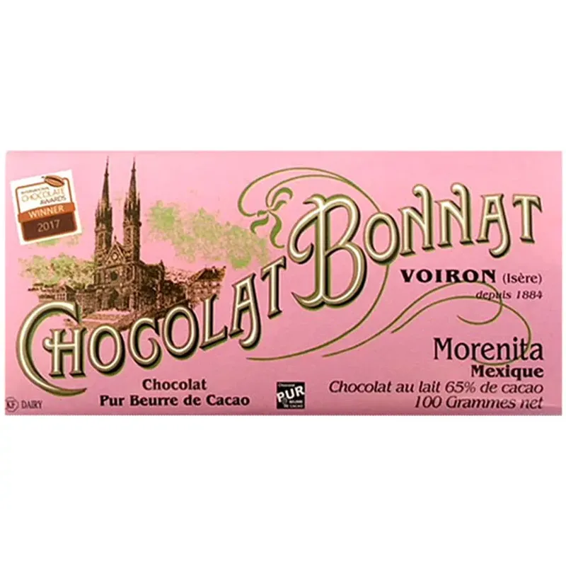 Französische Bonnat Milchschokolade Morenita Mexiko