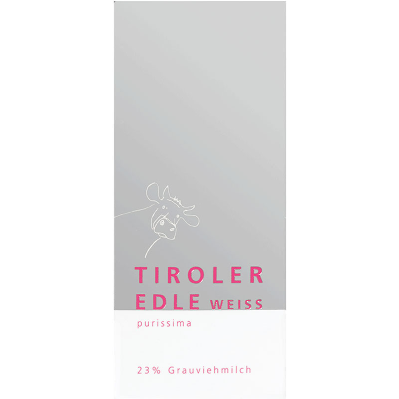 TIROLER EDLE | Weiße Schokolade »purissima« 36% |  50g