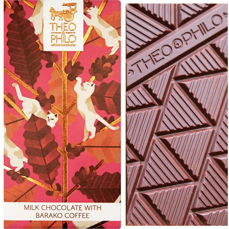THEO & PHILO | Milchschokolade mit »Barako-Kaffee« 44% | 45g MHD 03.01.2026 THEO & PHILO | Milchschokolade mit »Barako-Kaffee« 44% | 45g MHD 03.01.2026