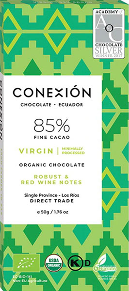 Schokolade mit 85% kakaogehalt von Conexion