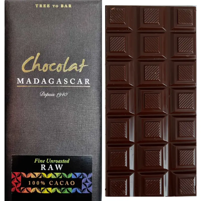 Chocolat MADAGASCAR Schokoladen | Kakaomasse »RAW« 100% | 75g