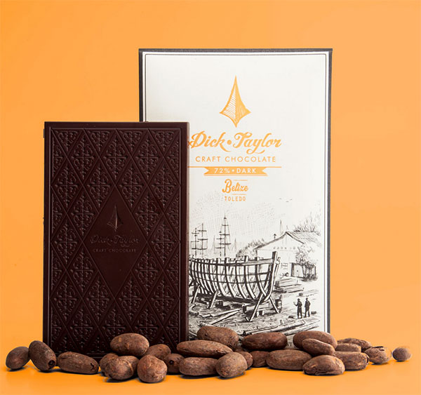 Dunkle Schokolade mit Kakao aus Belize, hersteller: Dick Taylor