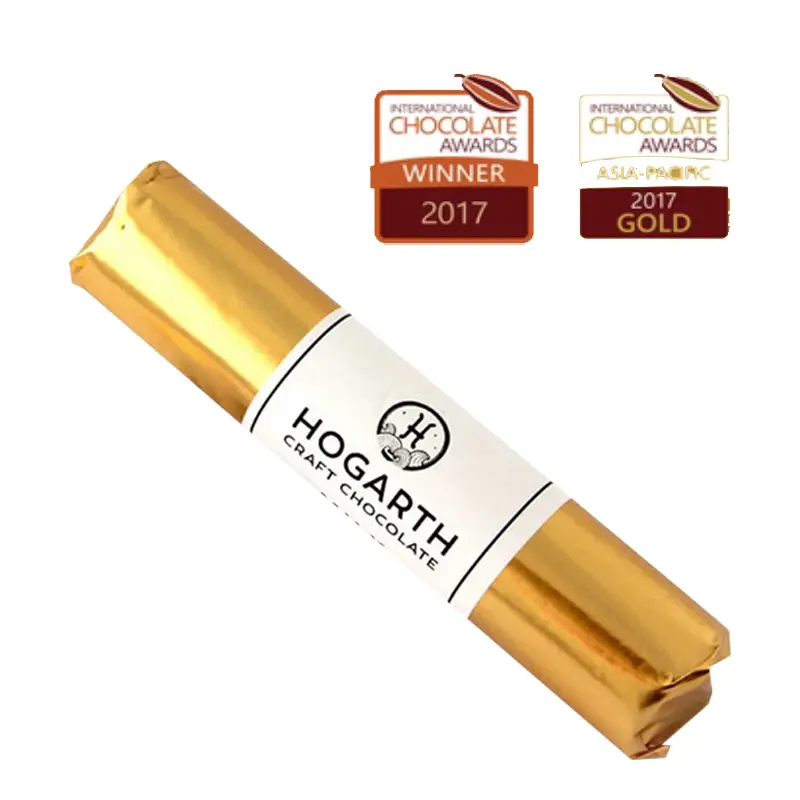 HOGARTH Chocolate | Milchschokoladen-Nougatstange »Milk Hazelnut« 20% | 90g Prämierter Haselnuss-Nougat von Hogharth Neuseeland