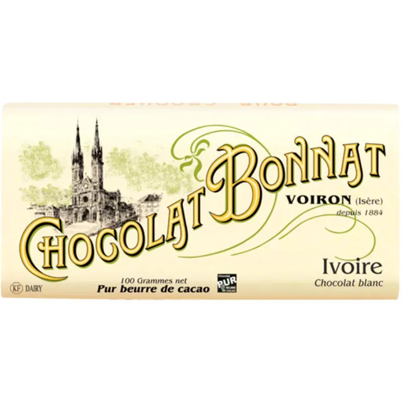 Weiße Schokolade Ivoire blanc  von Bonnat