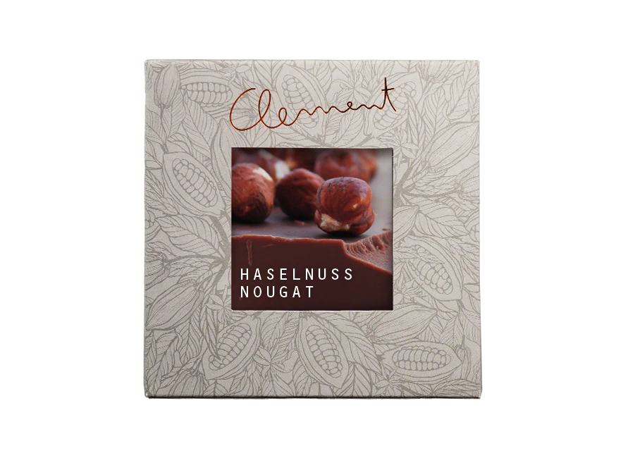 Haselnuss Nougat Schokolade von Clement Chococult