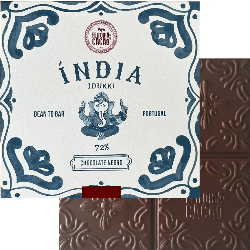 FEITORIA DO CACAO | Schokolade »India Idukki« 72% | 50g India Indukki Schokolade von feitoria do Cacao