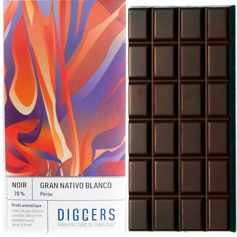 Gran Nativo Blanco Perou Schokolade von Diggers Frankreich