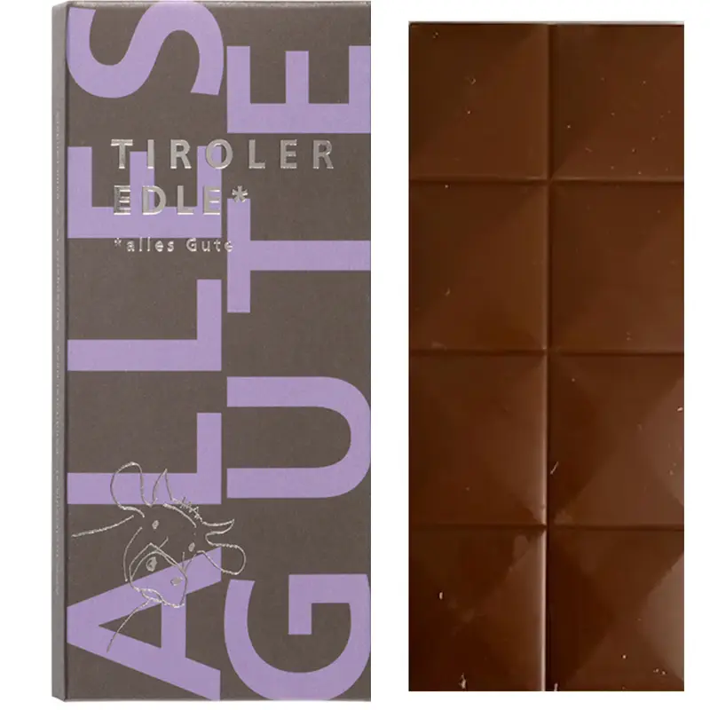 Alles Gute Schokolade von Tiroler Edle