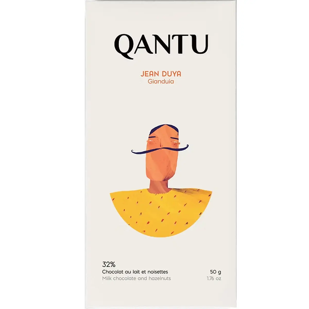QANTU Jean Duya mit Piemont-Haselnüssen IGP und peruanischem Kakao