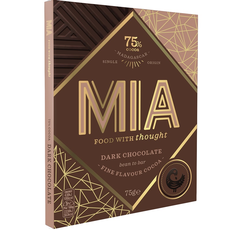 MIA | Dunkle Schokolade »Madagascar« 75% | 75g