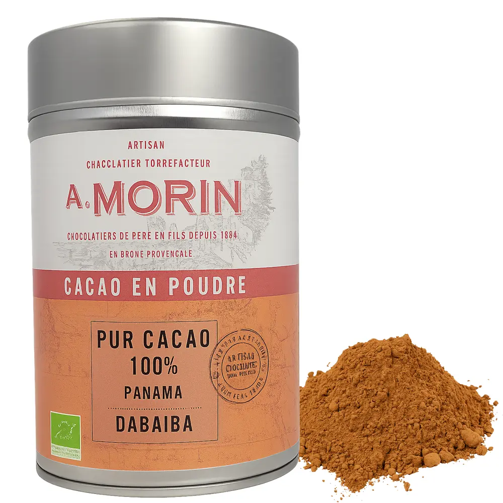 A. MORIN | Kakaopulver Pur Cacao »Panama – Dabaiba« 100% | BIO | 200g Pur Cacao 100% kakaopulver Panama Dabaiba von Morin