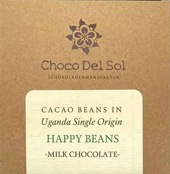 CHOCO DEL SOL | Schokoladendragees Kakaobohnen & Milchschokolade »Happy Beans Milk« 55% | BIO | 100g